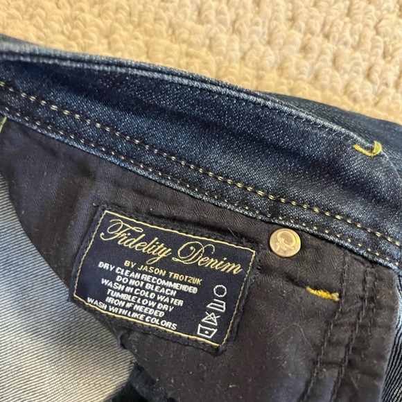 Fidelity Denim boot cut jeans size 30 - Picture 4 of 7